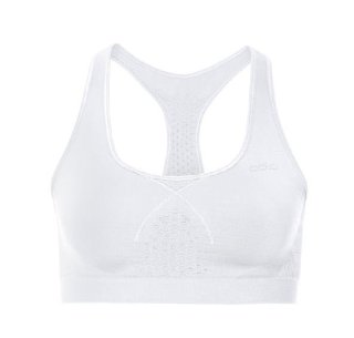 SEAMLESS MEDIUM SPORTS BRA - WHITE