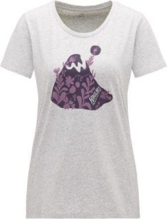 MIRTH Q TEE - GREY MELANGE/PURPLE MILK