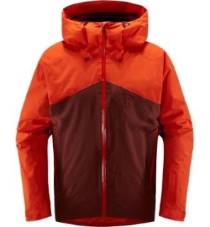 NIVA INSULATED JACKET - HABANERO/MAROON RED