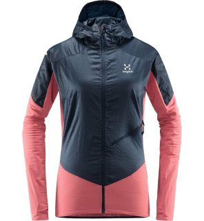 LIM Q HYBRID HOOD - TULIP PINK/TARN BLUE