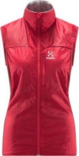 SUMMIT Q HYBRID VEST - HIBISCUS RED/BRICK RED