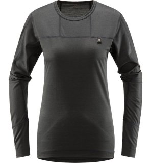 NATURAL TECH CREW Q NECK - TRUE BLACK