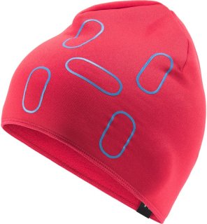 FANATIC PRINT BEANIE - SCARLET RED/NORDIC BLUE