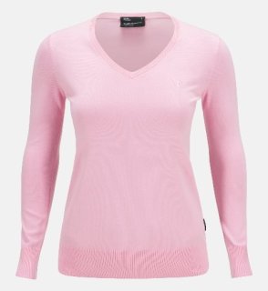 G V-NECK W - COTTON PINK sample 1701