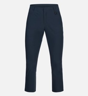 SWINLEY CROPPED PANTS W - BLUE STEEL