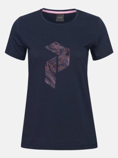 EXPLORE TEE P LOGO PR W - BLUE SHADOW