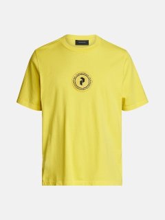 M SEASONAL PATCH TEE - CITRINE