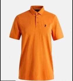 M CLASSIC COTTON POLO - ORANGE FLARE
