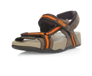 Hyker TM boy - chocolate/orange (leather)