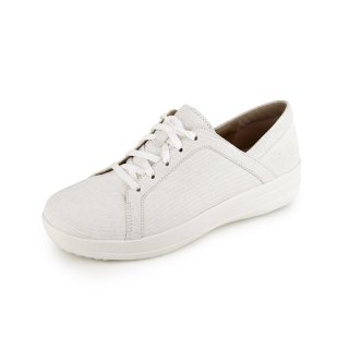 F-SPORTY TM II LACE UP SNEAKERS SHIMMER - WHITE SHIMMER-DENIM
