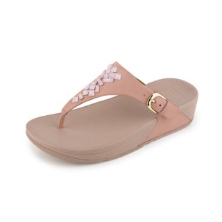 SKINNY TM TOE-THONG SANDALS CRYSTAL - DUSKY PINK