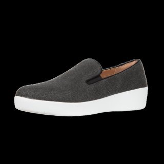 SUPERSKATE TM LOAFERS SHIMMER DENIM - BLACK