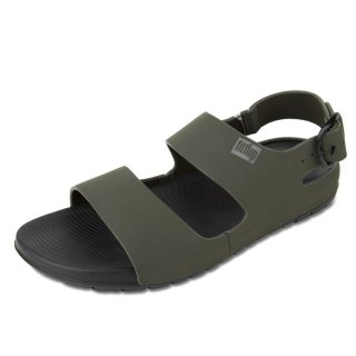 LIDO TM BACK-STRAP SANDALS IN NEOPRENE - CAMOUFLAGE GREEN