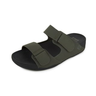 GOGH TM MOC ADJUSTABLE SLIDE SANDALS - CAMOUFLAGE GREEN