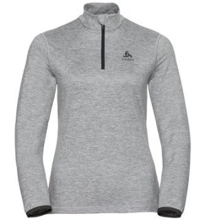 MIDLAYER 1/2 ZIP ALAGNA - GREY MELANGE