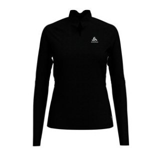 BL TOP CREW NECK L/S F DRY - BLACK