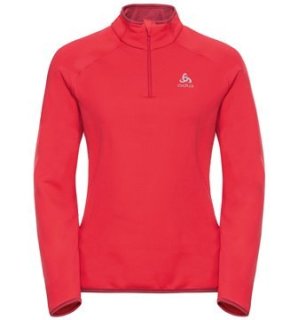CARVE WARM MIDLAYER 1/2  ZIP - HIBISCUS