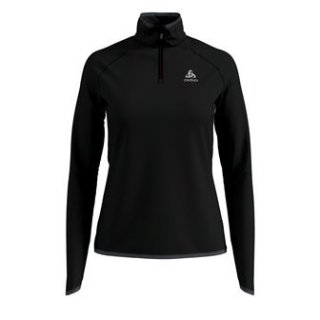 MIDLAYER 1/2 ZIP CARVE CERAMIWARM - BLACK