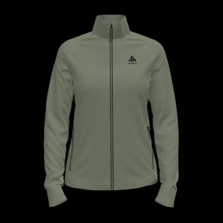 MID LAYER FULL ZIP BERRA - MATTE GREEN