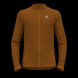 MID LAYER FULL ZIP TENCIA - HONEY GINGER MELANGE