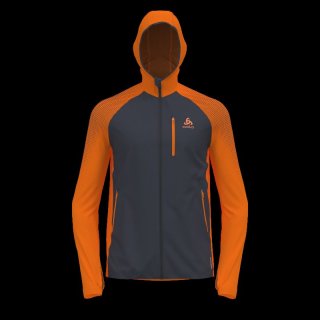 MID LAYER FULL ZIP X/ALP PK WINDPROOF - ORIOLE / INDIA INK