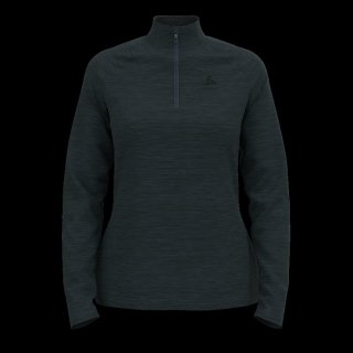MID LAYER 1/2 ZIP ESSENTIALS CW 200 - INDIA INK MELANGE