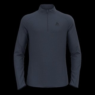 MID LAYER 1/2 ZIP ESSENTIALS CW 200 - INDIA INK MELANGE