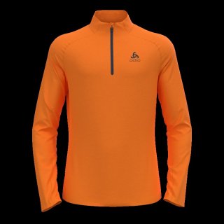 MID LAYER 1/2 ZIP ESSENTIALS CW 200 - ORIOLE MELANGE