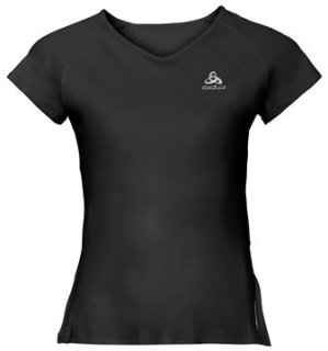 BL TOP CREW NECK S/S CERAMICOOL - BLACK