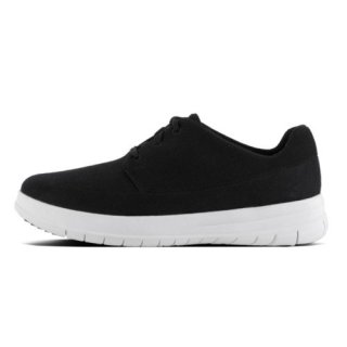 MEN'S SPORTY POP SNEAKER CANVAS - BLACK