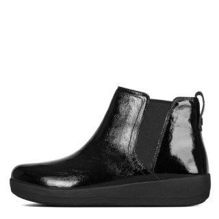 SUPERCHELSEA TM BOOT - All Black Patent Leather - ANNULLATO 