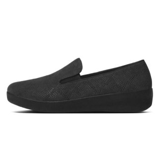 SUPERSKATE TM- BLACK SNAKE EMBOSSED