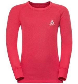ACTIVE ORIGINALS KIDS SUW TOP CN LS - HIBISCUS