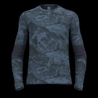 BL TOP CREW NECK L/S WHISTLER ECO - FOLKSTONE GRAY / INDIA INK