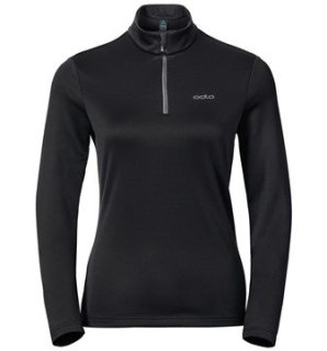 HARBIN MIDLAYER 1/2 ZIP - BLACK new code 541841