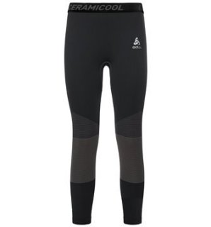 BL BOTTOM 7/8 ZEROWEIGHT CERAMICOOL PRO - BLACK/ODLO GRAPHITE GREY