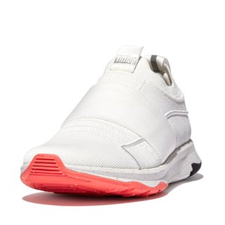 VITAMIN FF e01 KNIT ELASTIC SPORTS SNEAKERS - Urban White Mix - DROP 11