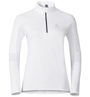 DIOXIDE MIDLAYER 1/2 ZIP - WHITE