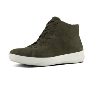 F-SPORTY TM SNEAKER BOOT SUEDE - CAMOUFLAGE GREEN