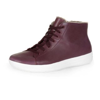F-SPORTY TM SNEAKER BOOT LEATHER - DEEP PLUM 