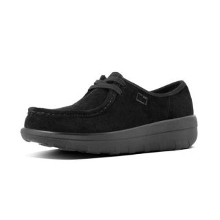LOAFF TM LACE UP MOC - BLACK SUEDE