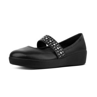 ELLIE PEARL STUD - BLACK