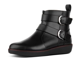 LAILA DOUBLE BUCKLE - BLACK
