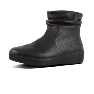 SKATEBOOTIE LEATHER - BLACK 