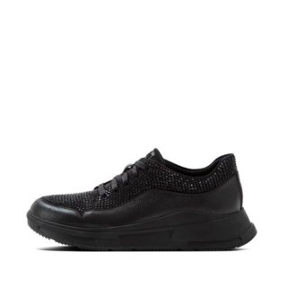 FREYA SPARKLE SNEAKERS - ALL BLACK