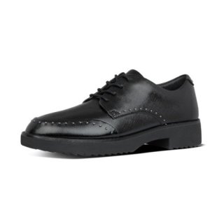 KEELY MICROSTUD BROGUES - ALL BLACK