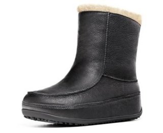 Mukluk Moc 2 leather - black
