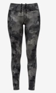 TIGHTS ZEROWEIGHT PRINT REFLECTIVE - BLACK