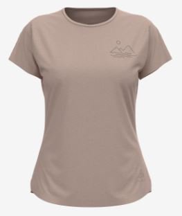 T/SHIRT CREW NECK S/S ASCENT 365 SHARP - PALE MAUVE MELANGE