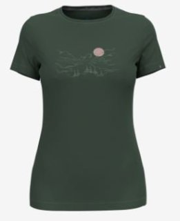 T/SHIRT CREW NECK S/S KUMANO VALLEY - CAMPING GREEN
